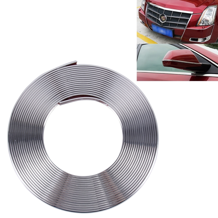 2m High Quality Car Headlight External Frame Decorative Strip Car Wheel Hub Trim Mouldings Shining Decoration Strip Automobile Network Decorative Strip