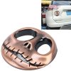 Skull Bone Shape Auto Sticker 3D Metal Fashion Car Stickers