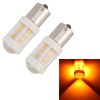 2 PCS 1156 / BA15S 4.5W DC 12V Car Auto Ceramics Turn Lights 18LEDs SMD-3030 Lamps, with Projector Lens