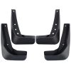 4 PCS Car Auto Semi-Rigid PVC Splash Flaps Mudguards Fender Guard for Audi A3 Sedan 2017-2020