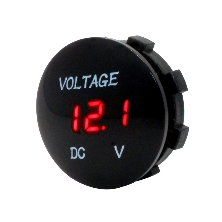 Universal Digital Display Waterproof LED Voltage Meter for DC 12V-24V Car Motorcycle Truck