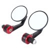 2 PCS Universal Motorcycle Round Shape  Rear View Mirror for Most Motorcycle