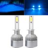 2 PCS H1 18W 1800 LM 8000K IP68 Canbus Constant Current Car LED Headlight with 2 COB Lamps, DC 9-36V
