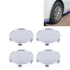 4 PCS Metal Car Styling Accessories Car Emblem Badge Sticker Wheel Hub Caps Centre Cover