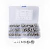 220 PCS Car 304 Stainless Steel Hexagon Socket Screws Assortment Kit M2-M12