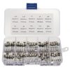 100 PCS 5 x 20mm Fuse Assorted Kits Glass Fuses Tube 0.2A 0.5A 1A 2A 3A 5A 8A 10A 15A 20A