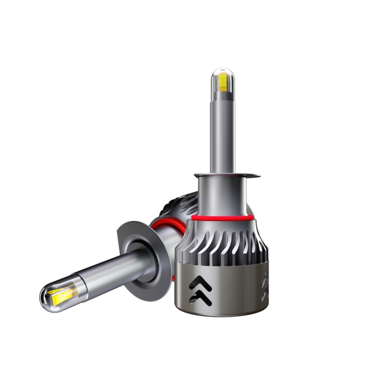 2 PCS 1904 H1 DC9-36V / 24W / 6000K / 2400LM IP68 Car LED Headlight Lamps