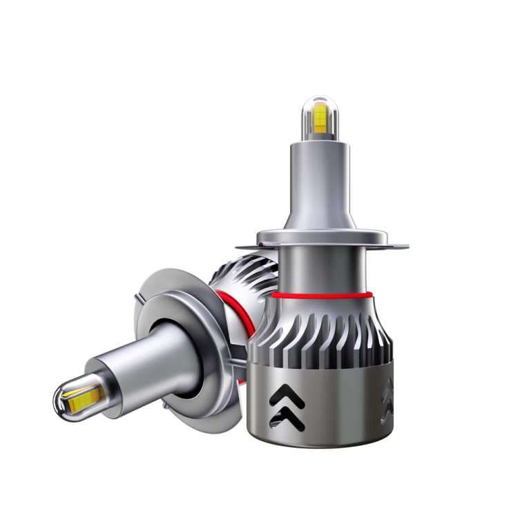 2 PCS 1904 H7 DC9-36V / 24W / 6000K / 2400LM IP68 Car LED Headlight Lamps