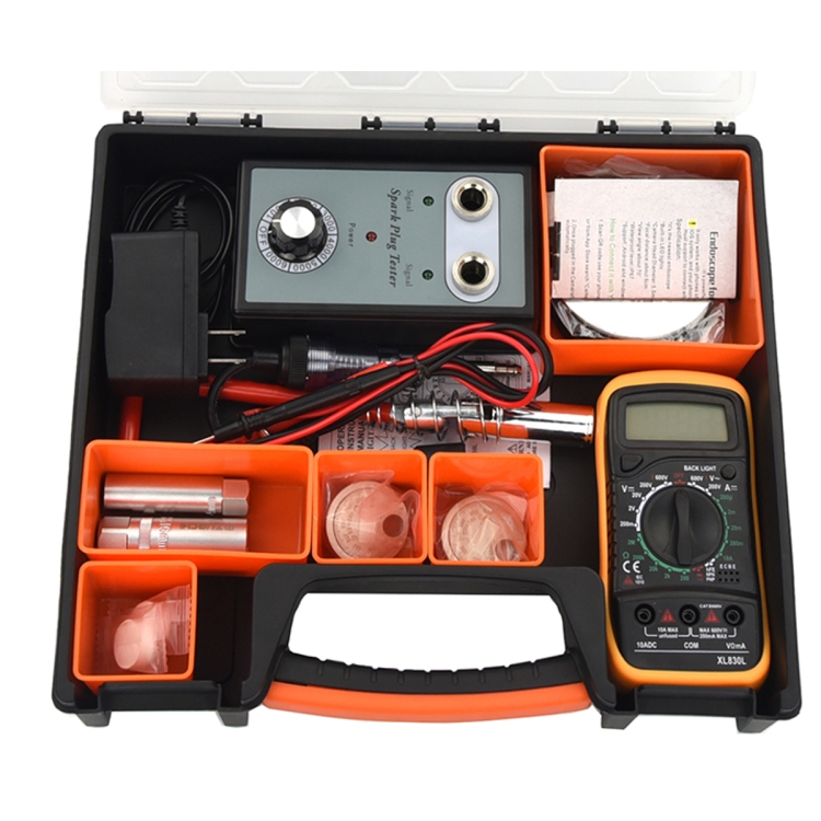 Dual Hole Car Spark Plug Tester Ignition Plug Analyzer Diagnostic Tool Sets Automotive Spark Plug Detector