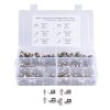 100 Sets M5 M6 Square Hole Hardware Cage Nuts & Mounting Screws Washers for Server Rack and Cabinet