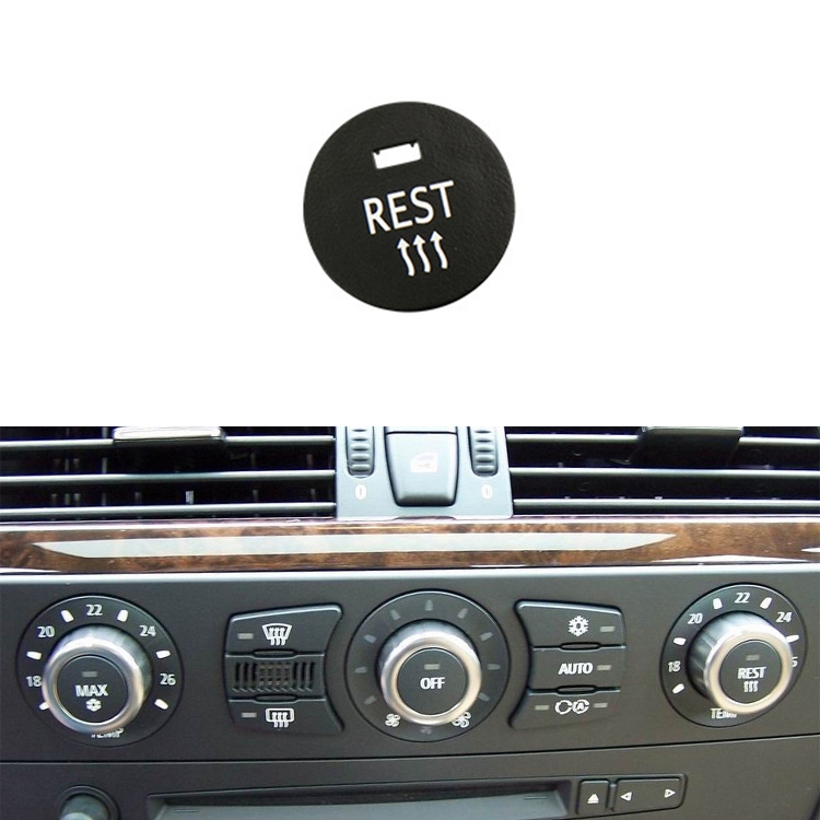 Car Air Conditioner Panel Switch Button REST Key 6131 9250 196-1 for BMW E60 2003-2010, Left Driving