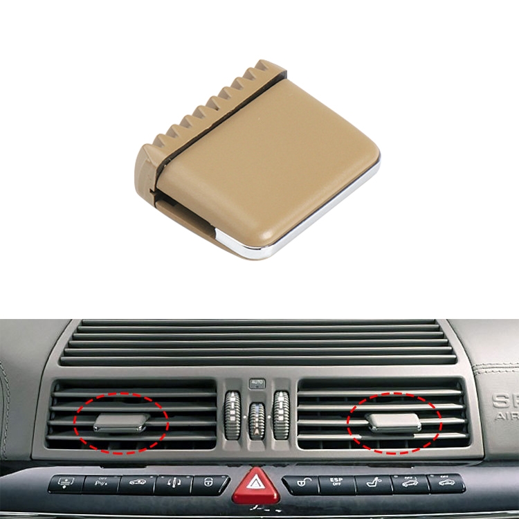 Car Left and Right Side Air Conditioning Exhaust Switch Paddle for Mercedes-Benz S Class W220 1998-2005, Left Driving