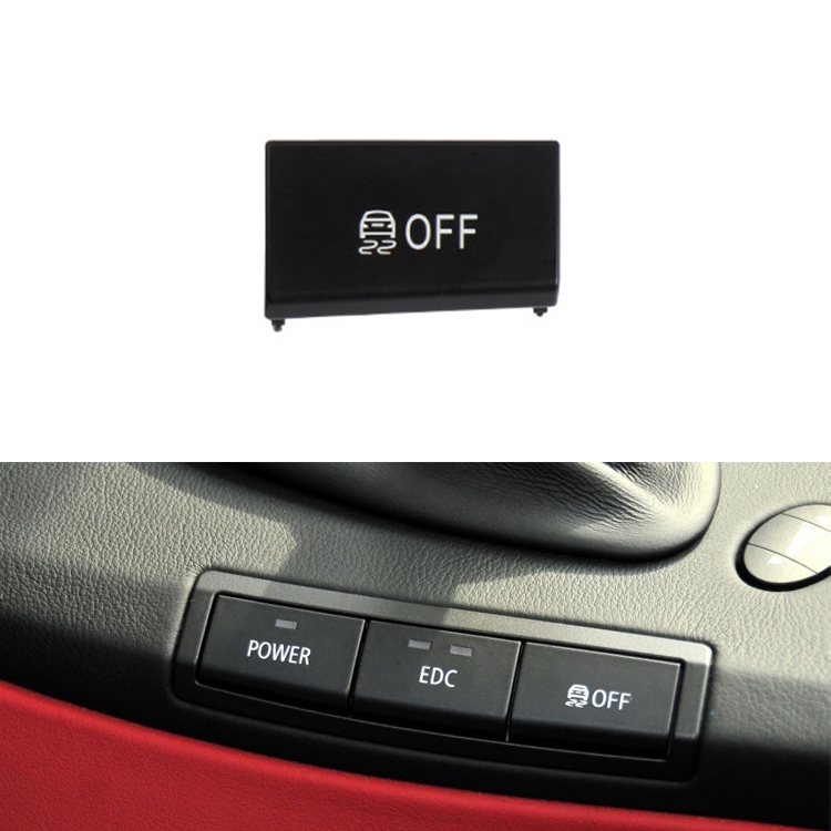 Car No. 3 Center Console Switch Button for BMW 3 Series M3 2005-2012, Left Driving