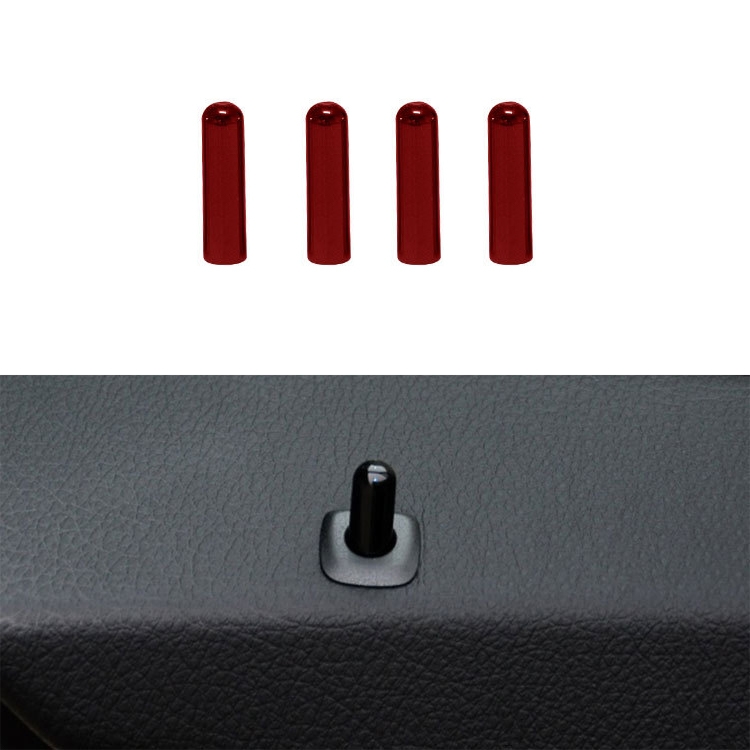 4 in 1 Car Door Latch Pin Door Screw Knob Cap Cover Trim for BMW F10, Left Driving
