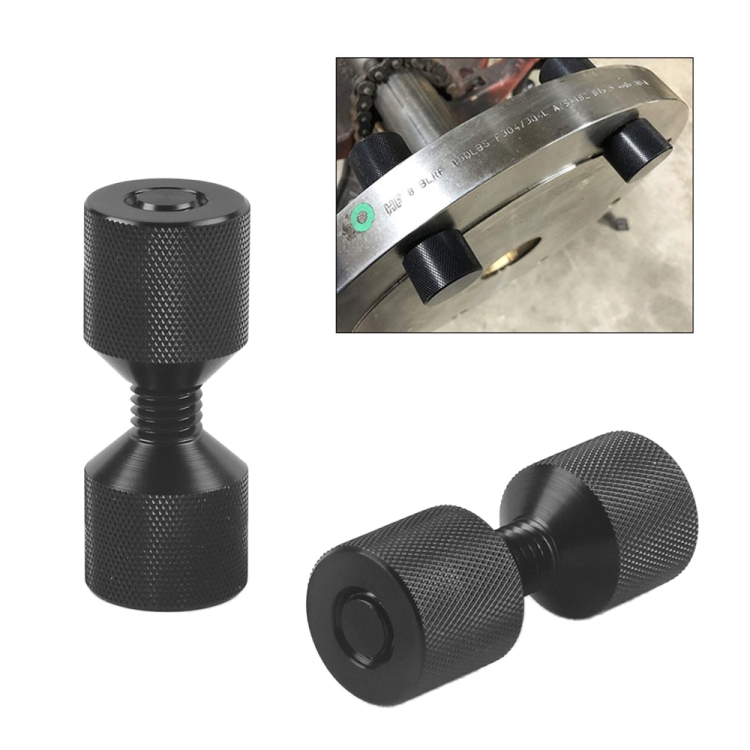 1-1/8 inch Two Hole Pins Set Handy 6061 Aluminum Construction 2 Hole Flange Alignment Pin