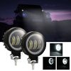 2 PCS Car 4 inch Round Spotlight Work Light with Angel Eyes