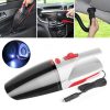 Car Wired Portable 120W Handheld Powerful Vacuum Cleaner with LED Light Cable Length: 5m