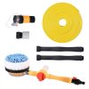 Car Cleaning Tools Chenille Automatic Rotating Car Wash Brush, Style: Water Brush + 5m Water Pipe
