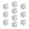10 PCS B8.4 0.2W DC12V Wedge Instrument Panel COB LED Light Dashboard Gauge Cluster Indicator Lamp Bulb