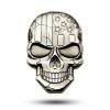 Three-dimensional Devil Skull Metal Plating Car Sticker