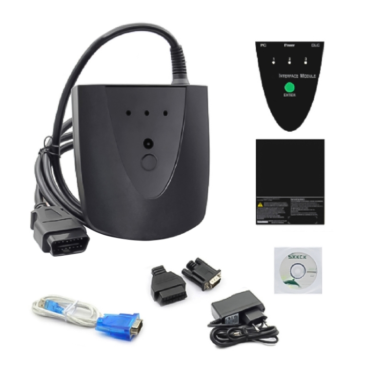 Car V3.103.066 HDS HIM OBD2 Diagnostic Tool with Z-TEK Double Board USB1.1 to RS232 Convert Connector, US Plug