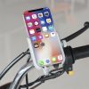 Motorcycle Aluminium Alloy Pressure Casting Mobile Phone Holder Bracket, Handlebar Version