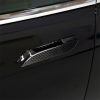 4 PCS Carbon Fiber Car Outside Handle Decorative Sticker for Tesla Model S