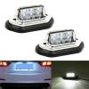 2 PCS MK-257 Car Van Bus Trailer LED Taillight Side Light 12-30V 6LEDs License Plate Light