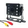 12-36V Truck HD Night Vision Backup Reverse Camera CVBS RCA Female Connector