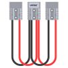 50A 600V Battery Charger Battery Quick Disconnect Plug Trailer Winch Connector with 1FT Cable (1 Round 2)