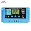 20A Solar Charge Controller 12V / 24V Lithium Lead-Acid Battery Charge Discharge PV Controller