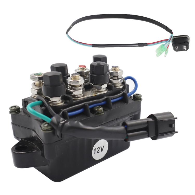 Stroke Relay Assembly with Outboard Motor Switch for Yamaha 703825630100