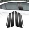 For Alfa Romeo Giulia Carbon Fiber Car B / C / Middle Pillar Door Window Decorative Sticker,Left and Right Drive Universal