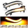 1 Pair For BMW 3 Series F20 Car Dynamic LED Turn Signal Light Rearview Mirror Flasher Water Blinker