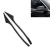 Three Color A Carbon Fiber Car Rearview Mirror Bumper Strip Decorative Sticker for BMW 5 Series E60 2008-2010 / F10 2011-2017 /  F07 2010-2015 /  F01 2010-2015