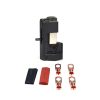 Car Battery Cable Hammer Crimper Hammer Lug Crimper Tool Pliers with T2 Copper 8 x 5/16 Heavy-duty Cold-pressed Wire Terminals