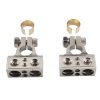 2 PCS Positive and Negative Car Metal Battery Connectors Terminals Clamps Clips with Kits