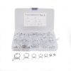 70 PCS Double Wire Spring Tube Clamp Water Pipe Clamps, Size: 5.0-18mm