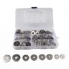 150 PCS Round Shape Stainless Steel Flat Washer Assorted Kit for Car / Boat / Home Appliance