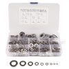 684 PCS Stainless Steel Spring Lock Washer Assorted Kit for Car / Boat / Home Appliance