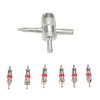 4 in 1 Remover Tool + 6 Car Trunk Motorcycles Tire Valve