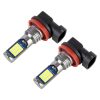 2 PCS DC12-24V / 8.6W Car Fog Lights with 24LEDs SMD-3030 & Constant Current, Bag Packagin