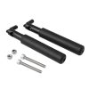 2PCS Car Foot Pegs Rests Pedal Foot Rest Kick Panel for Jeep Wrangler JK JKU JL 2007-2018