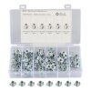 A6346 80 PCS T-Nut 4 Pronged Tee Blind Nuts Assortment Kit