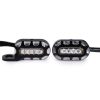 HP-Z058 Motorcycle Modified Rearview Mirror LED Turn Signal Light for Harley Sportsters XL 883 / 1200