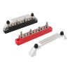 1 Pair 10 Way Power Distribution Block Terminal Studs with 4 Fixing Screws