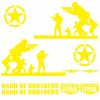 2 PCS/Set D-135 Band of Brothers Pattern Car Modified Decorative Sticker