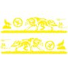 2 PCS/Set D-180 Wolf Totem Pattern Car Modified Decorative Sticker