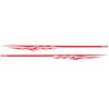 2 PCS/Set D-280 Flame Streak Pattern Car Modified Decorative Sticker