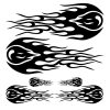 D-451 Car Modified Side Door Front Rear Bumpers Rearview Mirror Decorative Sticker